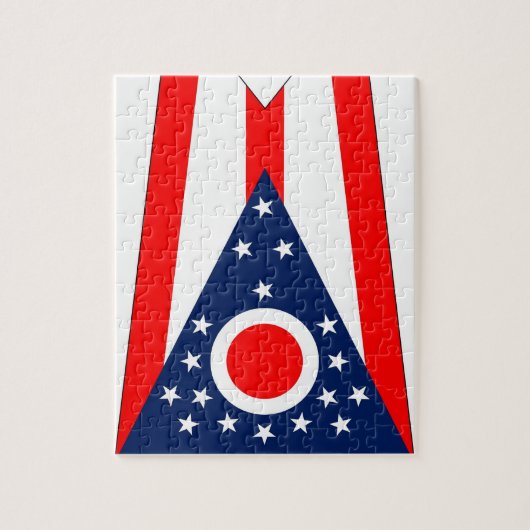 Puzzel met de vlag van de staat Ohio Legpuzzel (Verticaal)