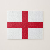 Puzzel met de vlag van Engeland (Horizontaal)
