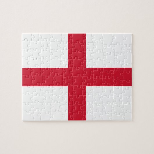 Puzzel met de vlag van Engeland (Horizontaal)