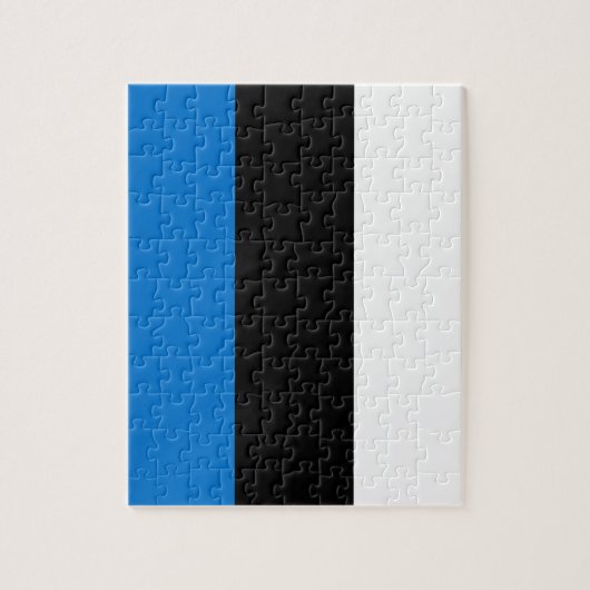 Puzzel met de vlag van Estland (Verticaal)