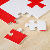 Puzzel met de vlag van Georgië Legpuzzel (Zijkant)