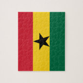 Puzzel met de vlag van Ghana Legpuzzel (Verticaal)
