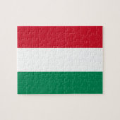 Puzzel met de vlag van Hongarije (Horizontaal)