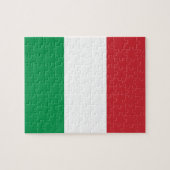 Puzzel met de vlag van Italië Legpuzzel (Horizontaal)