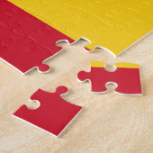 Puzzel met de vlag van Kameroen Legpuzzel (Zijkant)