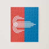 Puzzel met de vlag van Kansas City, Missouri Legpuzzel (Verticaal)