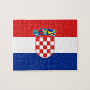 Puzzel met de vlag van Kroatië Legpuzzel