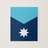 Puzzel met de vlag van Minnesota, VS (Verticaal)