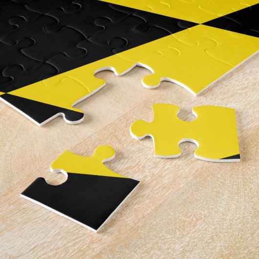 Puzzel met de vlag van München Legpuzzel (Zijkant)