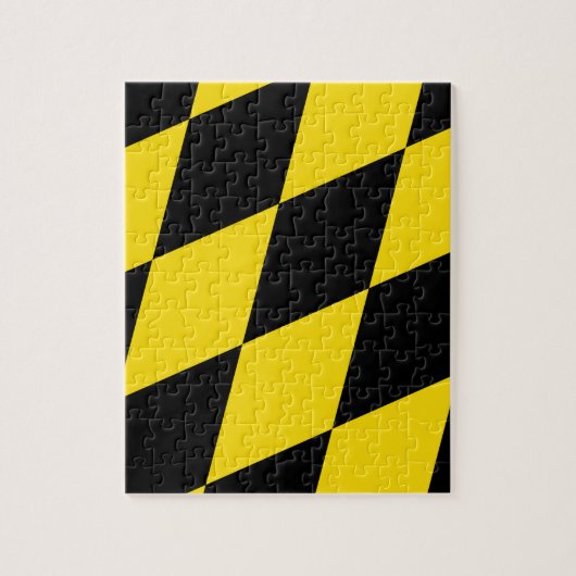 Puzzel met de vlag van München Legpuzzel (Verticaal)