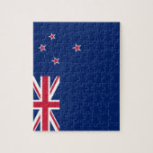 Puzzel met de vlag van Nieuw-Zeeland Legpuzzel (Verticaal)