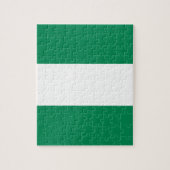 Puzzel met de vlag van Nigeria (Verticaal)