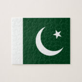 Puzzel met de vlag van Pakistan Legpuzzel (Horizontaal)