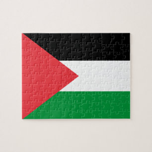Puzzel met de vlag van Palestina