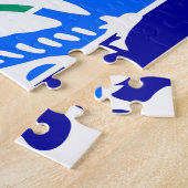 Puzzel met de vlag van Sint-Petersburg (Zijkant)