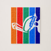 Puzzel met de vlag van Sint-Petersburg (Verticaal)