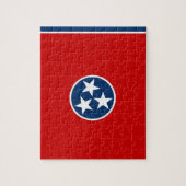 Puzzel met de vlag van Tennessee Legpuzzel (Verticaal)