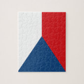 Puzzel met de vlag van Tsjechië (Verticaal)