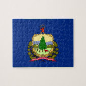 Puzzel met de vlag van Vermont Legpuzzel (Horizontaal)