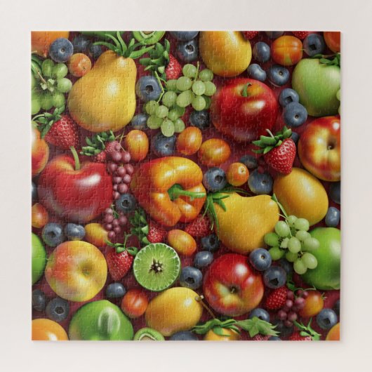Puzzel met gemengd fruit (Verticaal)