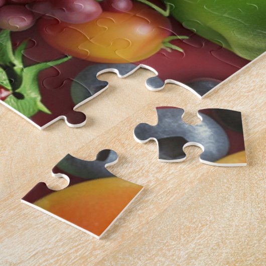 Puzzel met gemengd fruit legpuzzel (Zijkant)