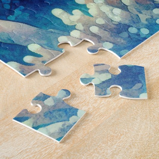 Puzzel met giftbox 20"L x 30"W (Zijkant)