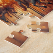 Puzzel met giftbox  carrousel legpuzzel (Zijkant)