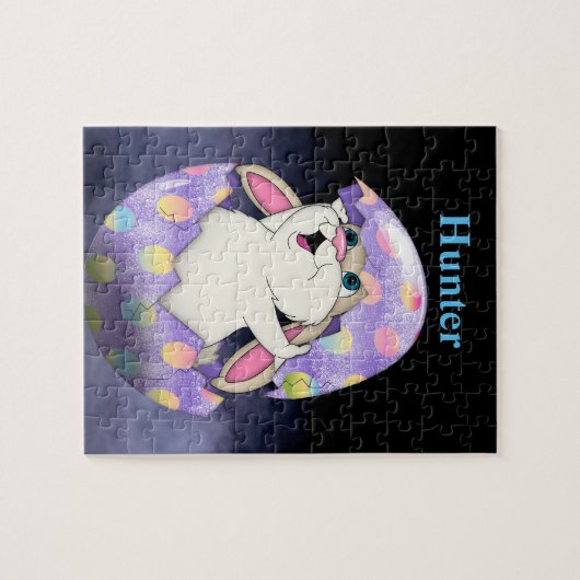 puzzel met konijn (Horizontaal)