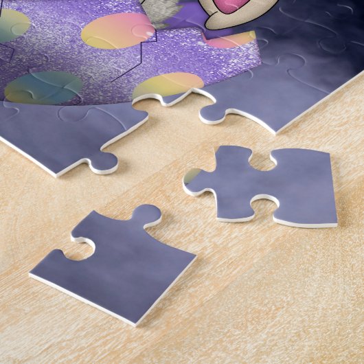 puzzel met konijn (Zijkant)