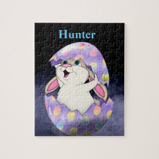 puzzel met konijn  legpuzzel (Verticaal)