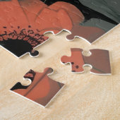Puzzel met Meisje met Papavers (Zijkant)