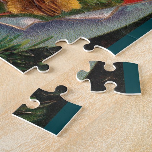 Puzzel met Paashaas en Kuiken (Zijkant)