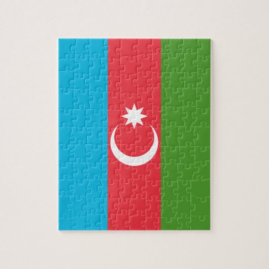 Puzzel met vlag van Azerbeidzjan Legpuzzel (Verticaal)