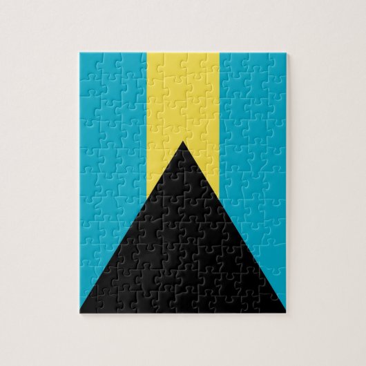 Puzzel met vlag van Bahama's (Verticaal)