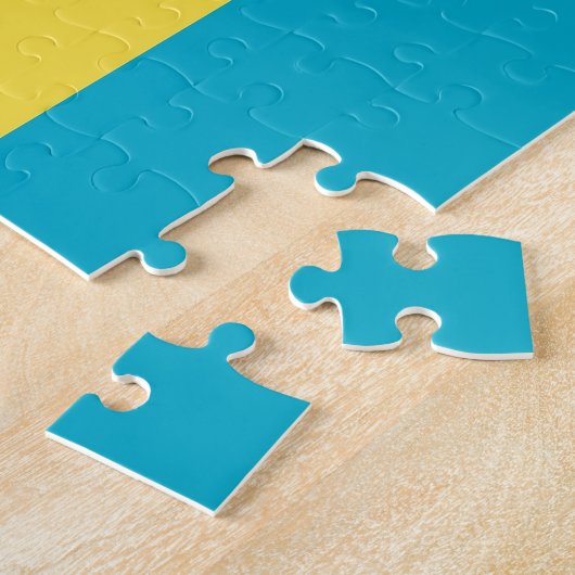 Puzzel met vlag van Bahama's Legpuzzel (Zijkant)