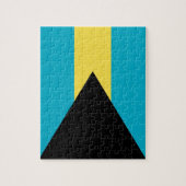 Puzzel met vlag van Bahama's Legpuzzel (Verticaal)