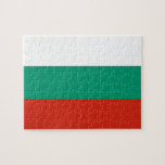 Puzzel met vlag van Bulgarije<br><div class="desc">Daag jezelf uit met deze boeiende puzzel met de vlag van Bulgarije! Deze puzzel is gemaakt met aandacht voor detail en is meer dan een tijdverdrijf; het is een viering van het Bulgaarse erfgoed en de nationale trots. Het ontwerp toont met trots de iconische driekleurenvlag van Bulgarije, met zijn horizontale...</div>
