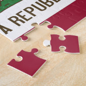 Puzzel met vlag van Californië staat (Zijkant)