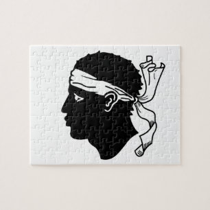 Puzzel met vlag van Corsica Legpuzzel