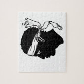 Puzzel met vlag van Corsica Legpuzzel (Verticaal)