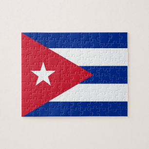 Puzzel met vlag van Cuba Legpuzzel