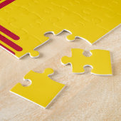 Puzzel met vlag van de staat New Mexico Legpuzzel (Zijkant)