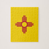 Puzzel met vlag van de staat New Mexico Legpuzzel (Verticaal)