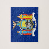 Puzzel met vlag van de staat New York (Verticaal)