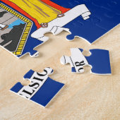 Puzzel met vlag van de staat New York Legpuzzel (Zijkant)