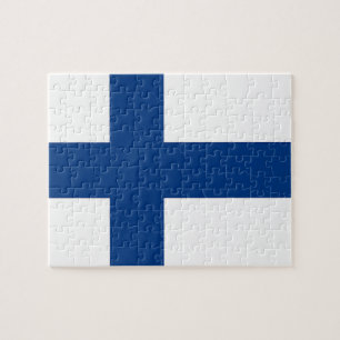 Puzzel met vlag van Finland Legpuzzel