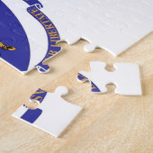 Puzzel met vlag van Massachusetts State Legpuzzel (Zijkant)