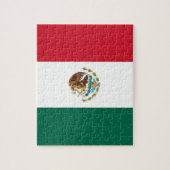 Puzzel met vlag van Mexico Legpuzzel (Verticaal)