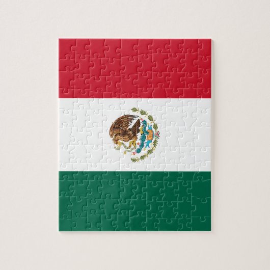Puzzel met vlag van Mexico Legpuzzel (Verticaal)