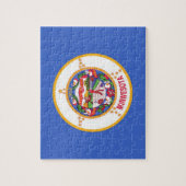 Puzzel met vlag van Minnesota State Legpuzzel (Verticaal)